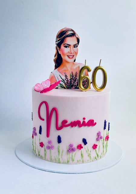 Garden Portrait Cake